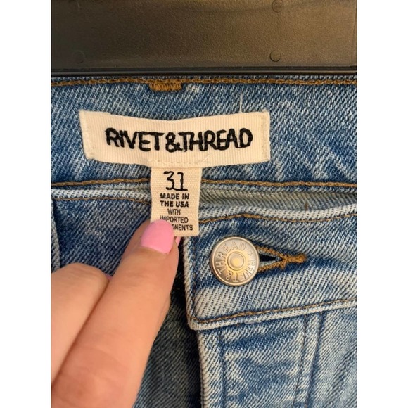 Madewell Rivet & Thread 11" High-Rise Skinny Jeans Size 31 - Picture 6 of 15